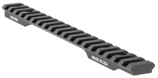 Weaver Extended Multi-Slot Bases for picatinny mounts features a Savage 110 Long Action 8-40 threaded fit